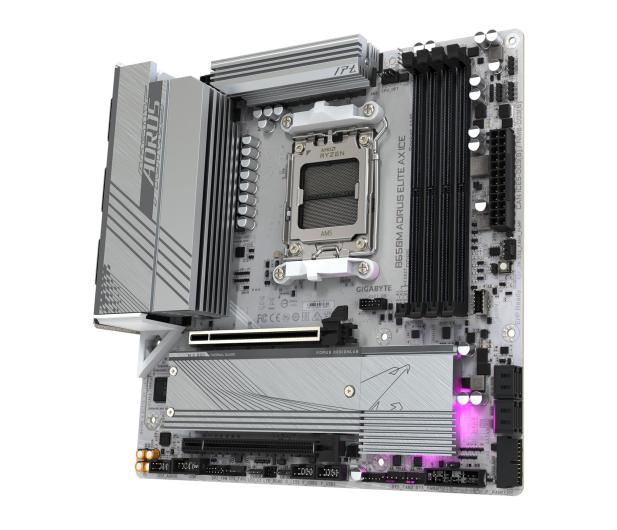 Gigabyte B650M AORUS ELITE AX ICE - 1324514 - zdjęcie 2